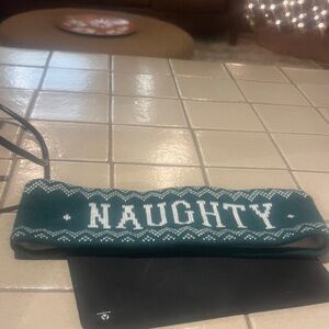 Target Green and White Headband